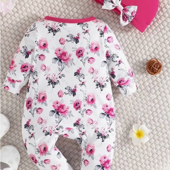 NWOT Baby Spring Bouquet Bodysuit - Picture 2 of 7